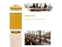 Tablet Screenshot of lespresso-nienburg.com